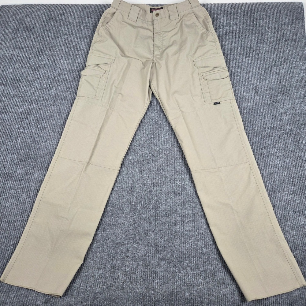 TRU-SPEC Mens‎ Khaki Cargo Pants Tactical Work Utility Size 36X29